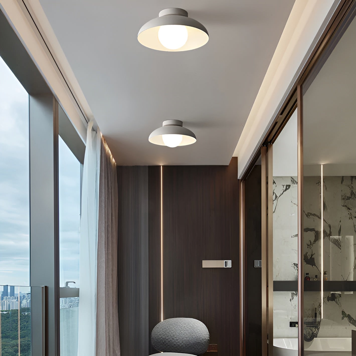 WabiSabi Luxus - Deckenleuchten für Wohnzimmer - Deckenleuchten für Küche - Japanisches Wabi sabi Licht