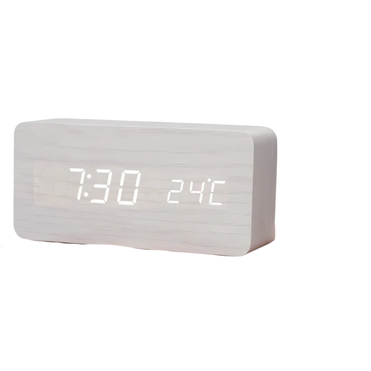 Moderner LED-Wecker mit digitaler Anzeige – Kunststoff-Wecker