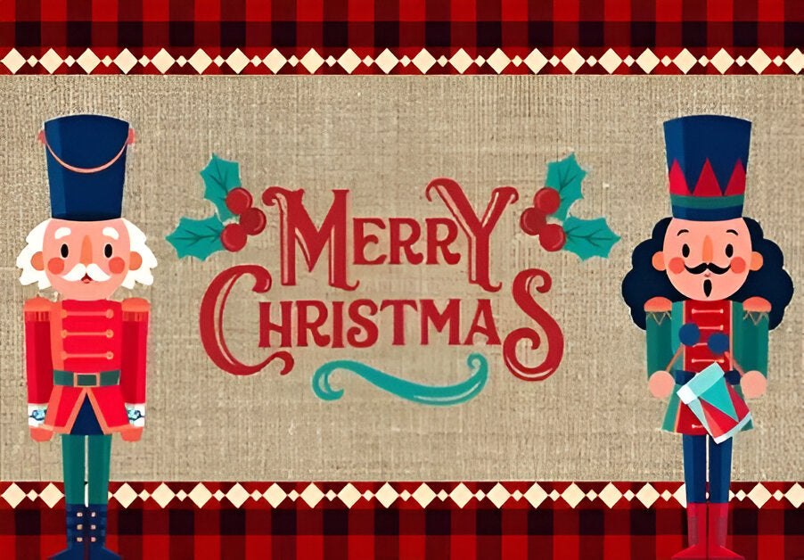 XMerry Türmatte - Dekorative Rutschfeste Nussknacker Christmas Eingangsmatte