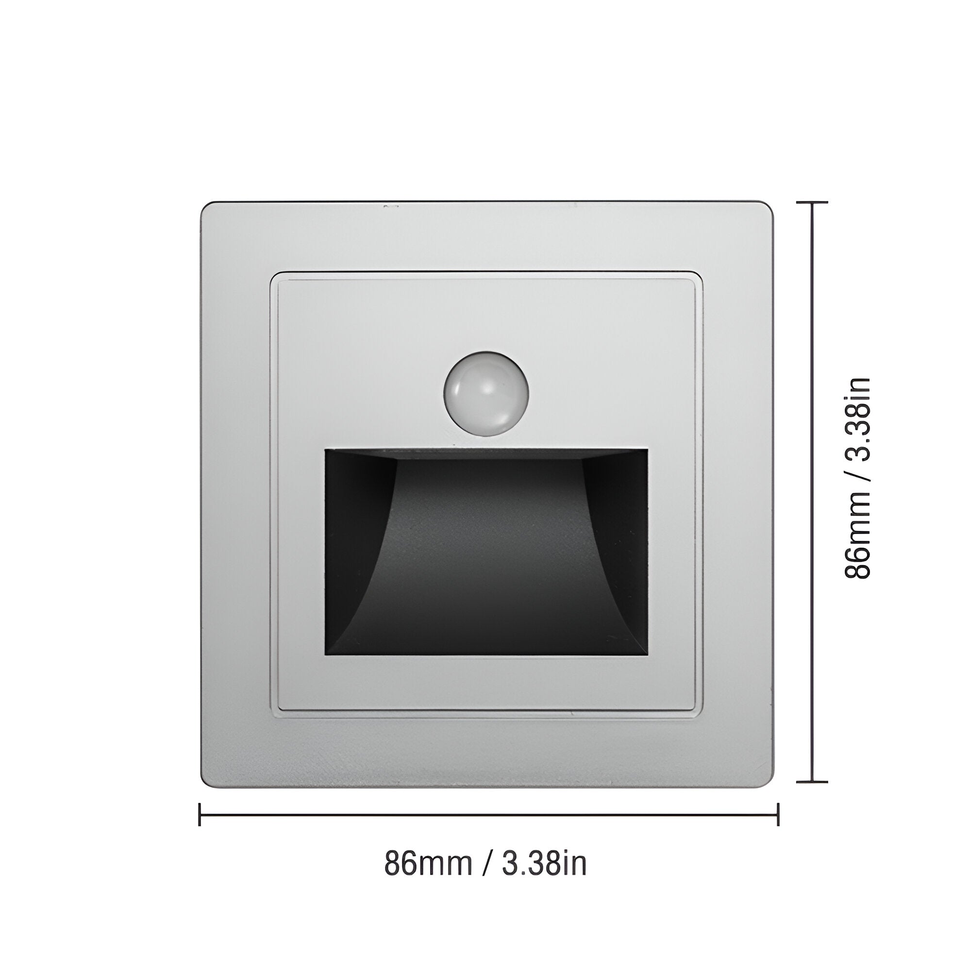 LumiStep Wandleuchte - Unterputz Bewegungssensor Treppe Wandbeleuchtung