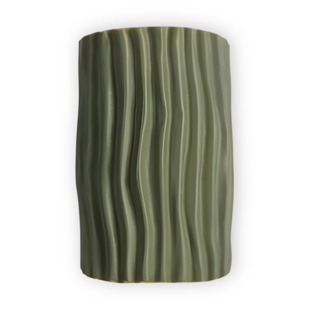 HuePleat Wandleuchte - Curvy Pleated Resin Wandlampe - Up and Down Wandleuchten Geführt