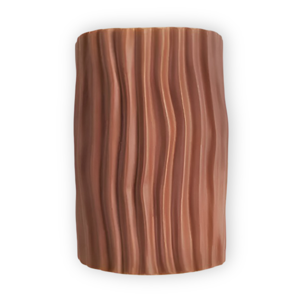HuePleat Wandleuchte - Curvy Pleated Resin Wandlampe - Up and Down Wandleuchten Geführt