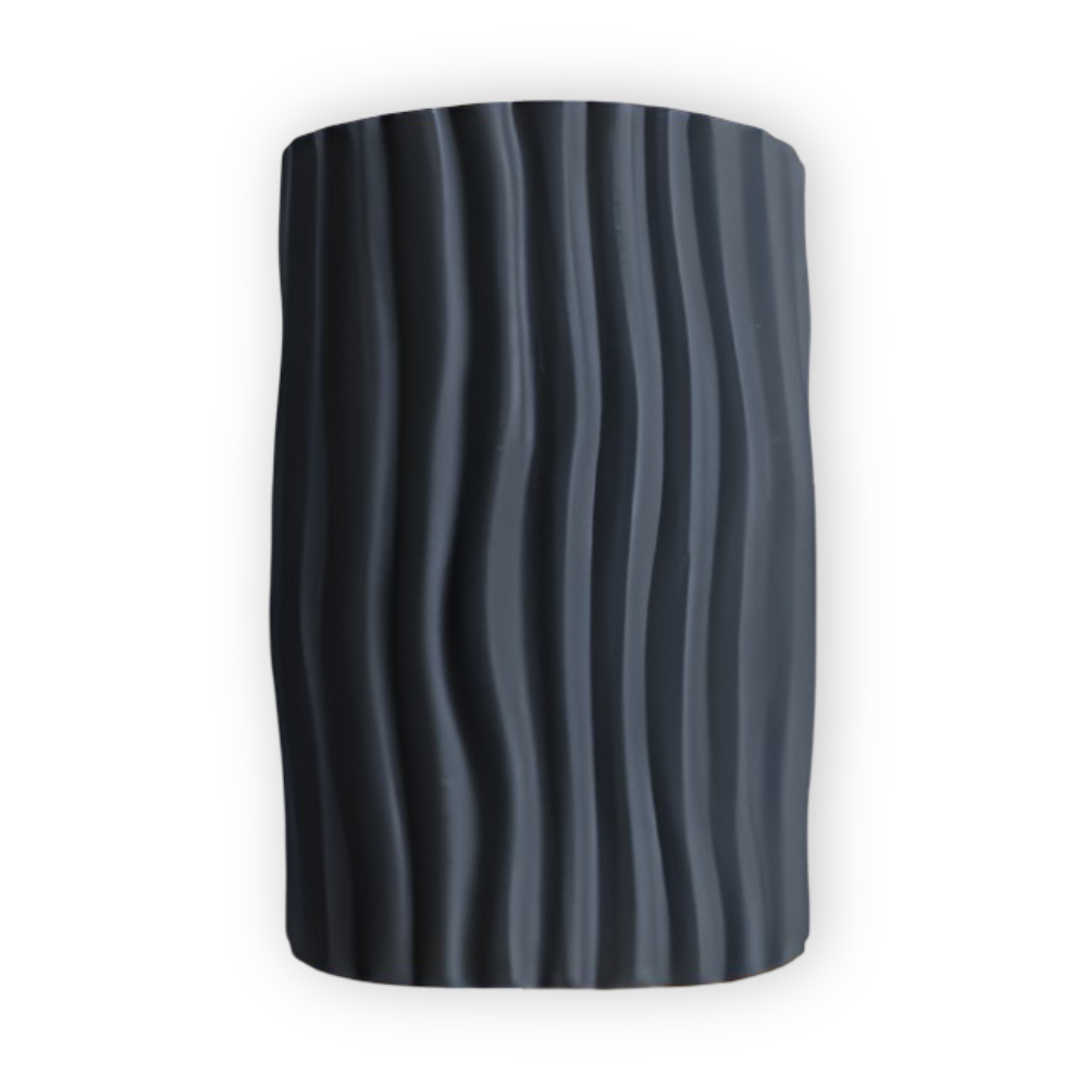 HuePleat Wandleuchte - Curvy Pleated Resin Wandlampe - Up and Down Wandleuchten Geführt