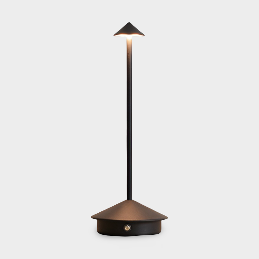 IllumeCone Tischlampe - Kabellose, Dimmbare, Wasserdichte Schreibtischlampe