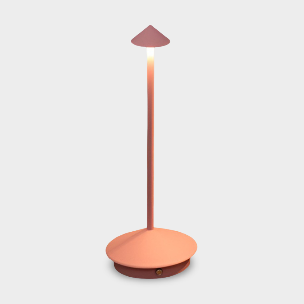 IllumeCone Tischlampe - Kabellose, Dimmbare, Wasserdichte Schreibtischlampe