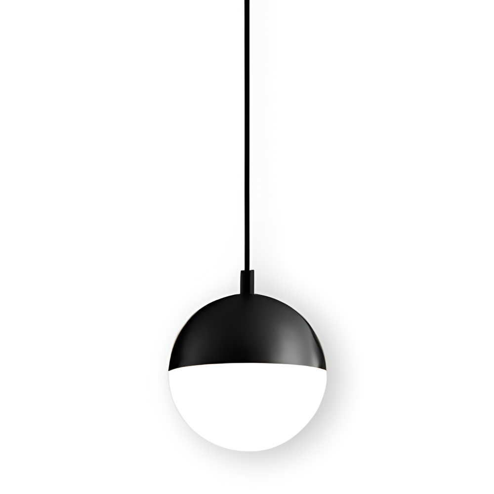 Illunaire Pendelleuchte - Kristallkugel Hängelampe - Gold & Schwarz Suspension Lamp