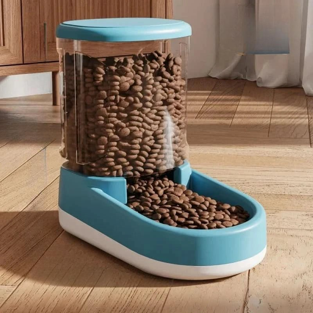 Innovativer Futterautomat für Katzen - Robustes Kunststoffdesign, Hygienisch und Praktisch für Stressfreies Füttern