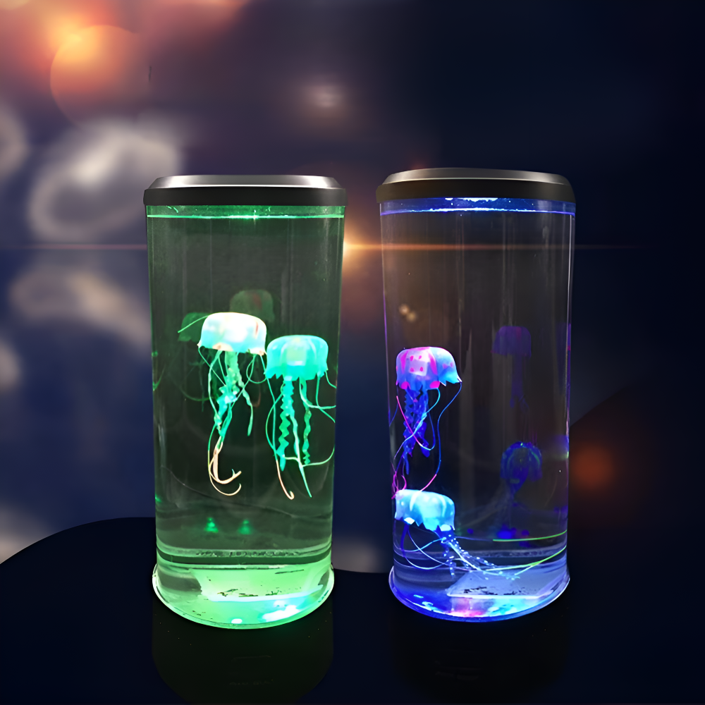 Jell Tischlampe - Mesmerizing Jellyfish Aquarium LED Nachtlicht