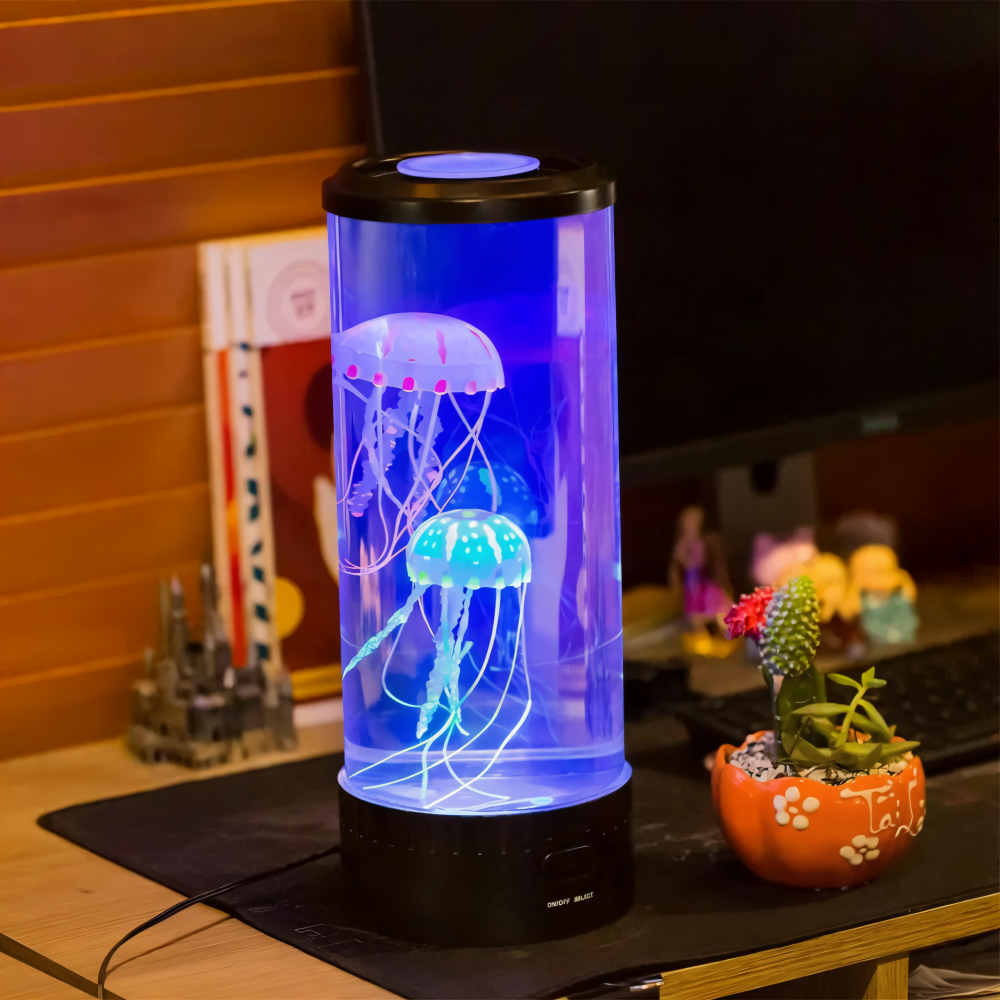 Jell Tischlampe - Mesmerizing Jellyfish Aquarium LED Nachtlicht