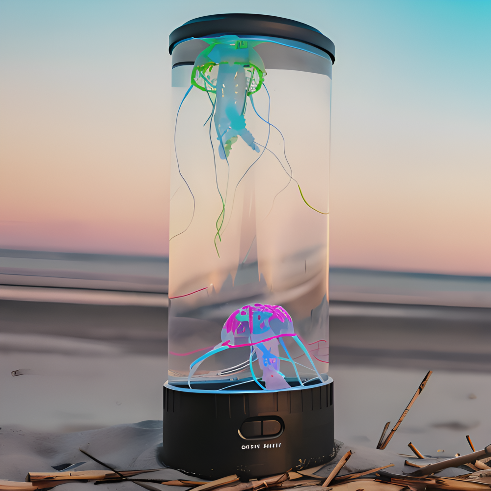 Jell Tischlampe - Mesmerizing Jellyfish Aquarium LED Nachtlicht