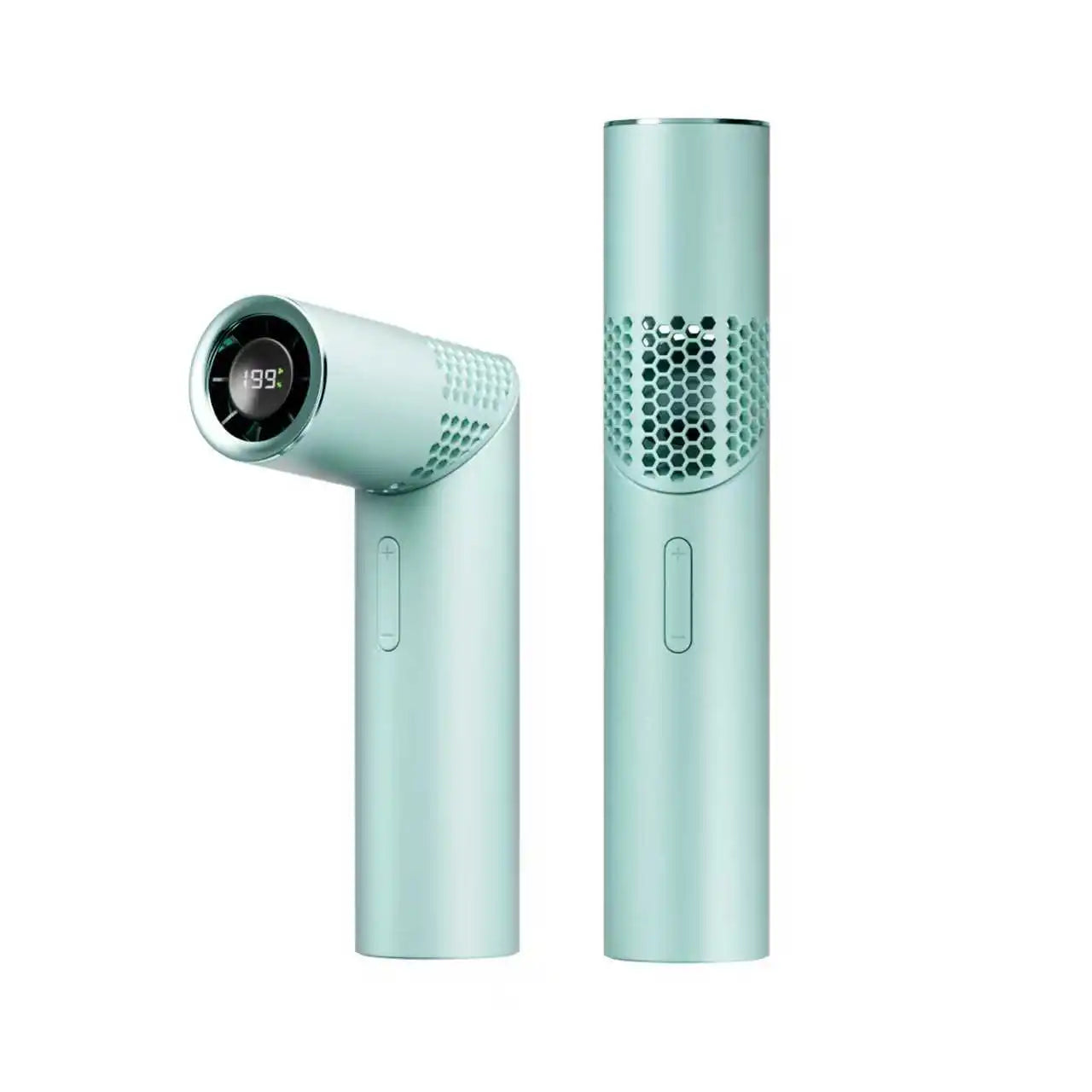 Kompakter Handventilator mit Klappfunktion – Bürstenloser Mini Ventilator in Blau für Unterwegs und Zuhause 6