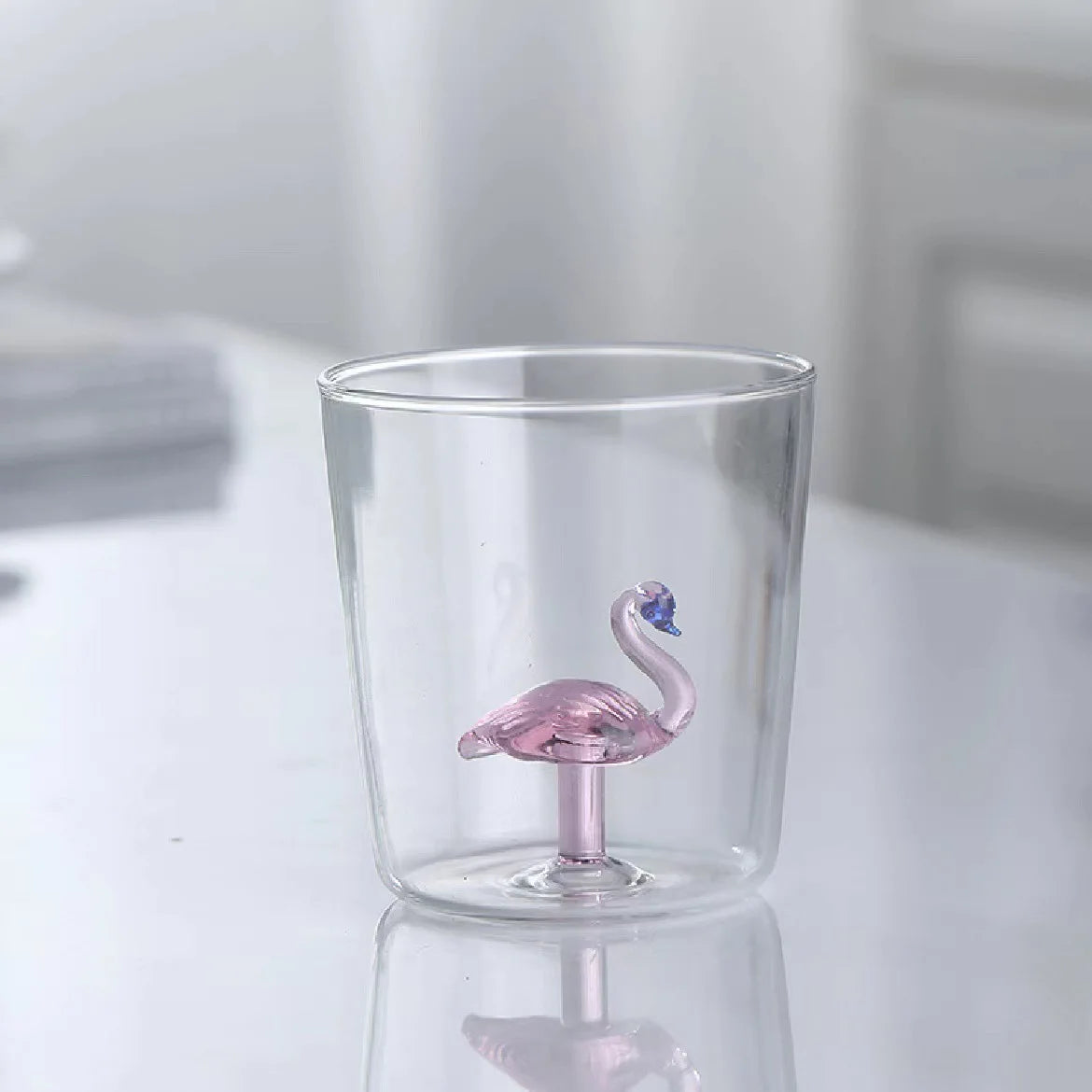 Kreative 3D Glas Tasse - Handgefertigte Tier- und Pflanzenform für Kaffee und Milch 7