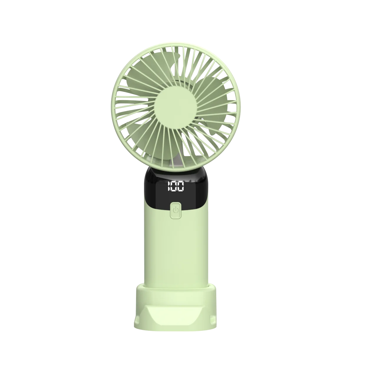 Leiser Tragbarer USB-Handventilator 100x200 mm – ABS-Kunststoff in Weiß für Büro und Reisen 9