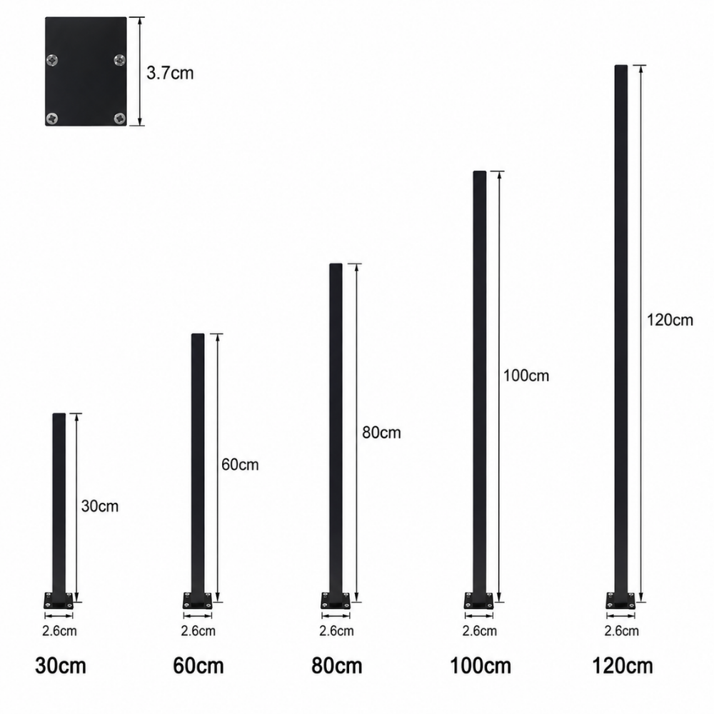Wasserdichte Lineare LED Außenwandleuchte - IP65 Moderne Wandlampe für Garten & Eingang