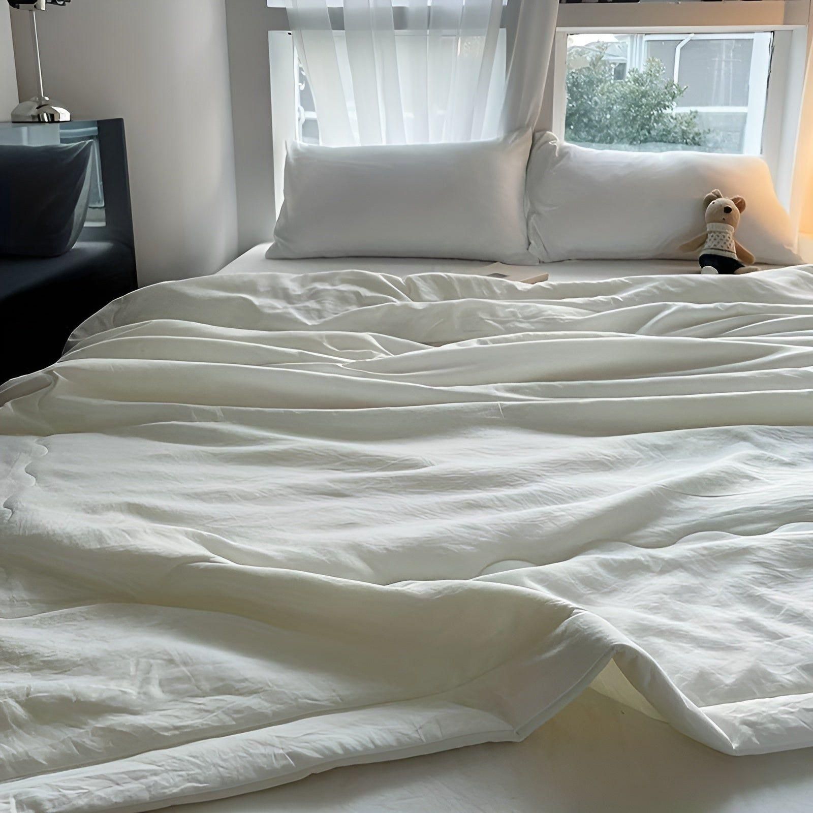 Lina Leichte Sommerdecke | Atmungsaktives Polyester, Elegant 3