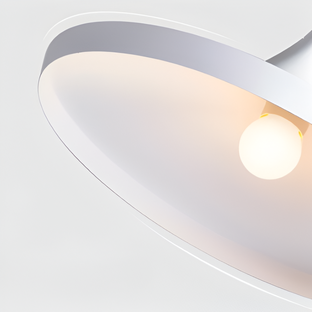 Lofty LED Pendelleuchte - Moderne Schwarz Weiße Geometrische Hängelampen für Innenräume