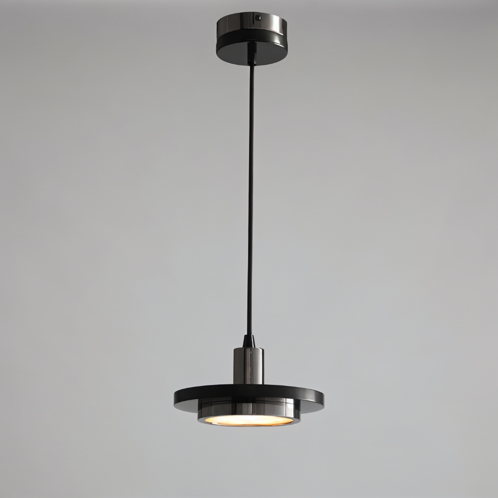 LuMetal Pendelleuchte - Single Head Layered Runde LED Hängelampe