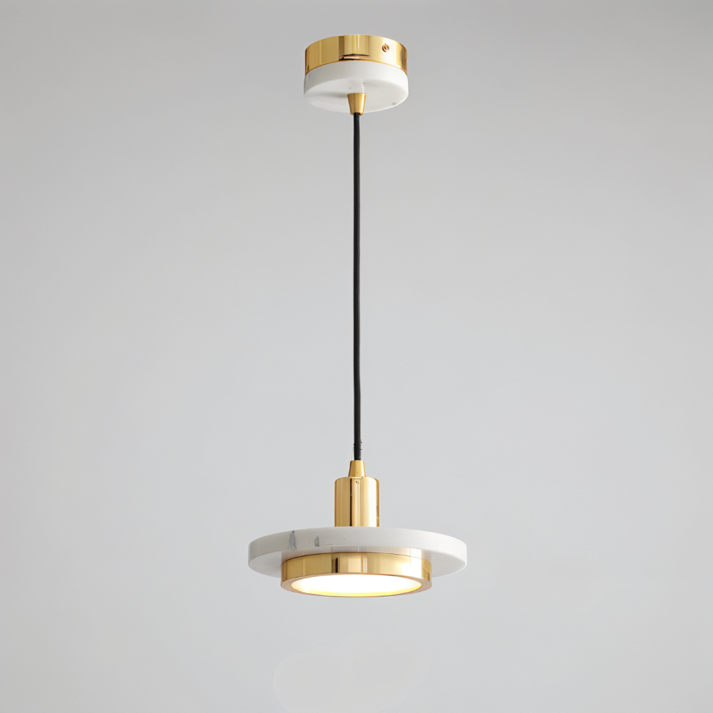 LuMetal Pendelleuchte - Single Head Layered Runde LED Hängelampe