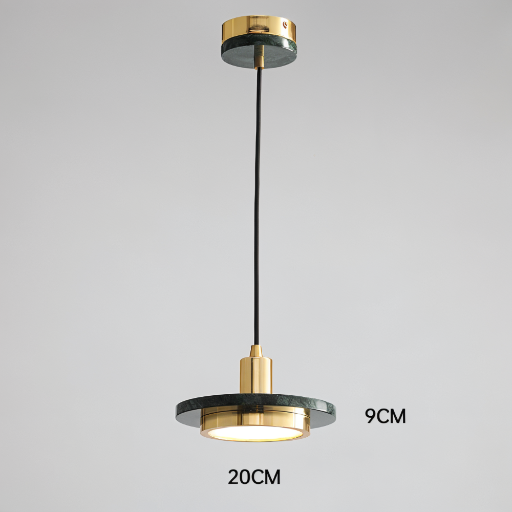 LuMetal Pendelleuchte - Single Head Layered Runde LED Hängelampe