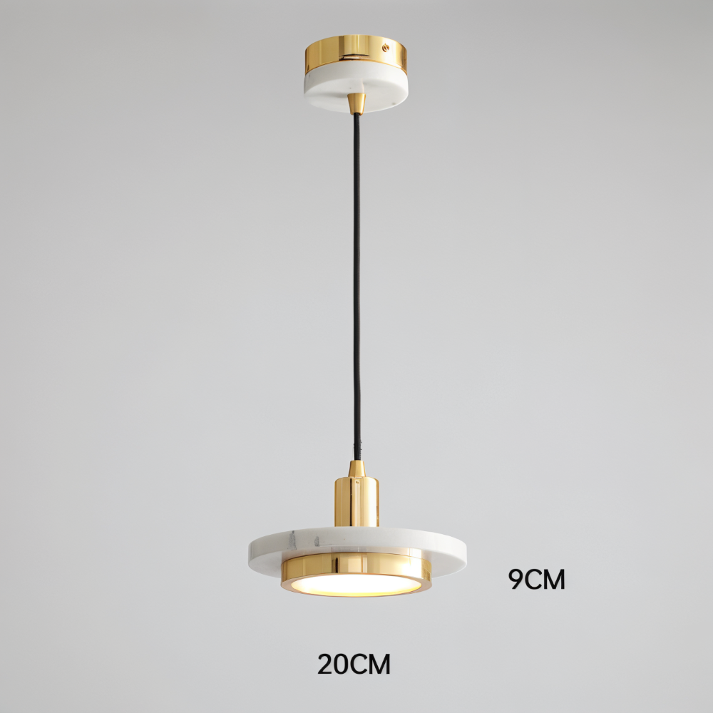 LuMetal Pendelleuchte - Single Head Layered Runde LED Hängelampe