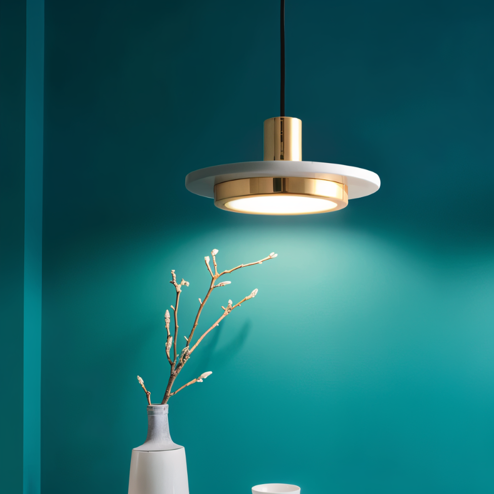 LuMetal Pendelleuchte - Single Head Layered Runde LED Hängelampe