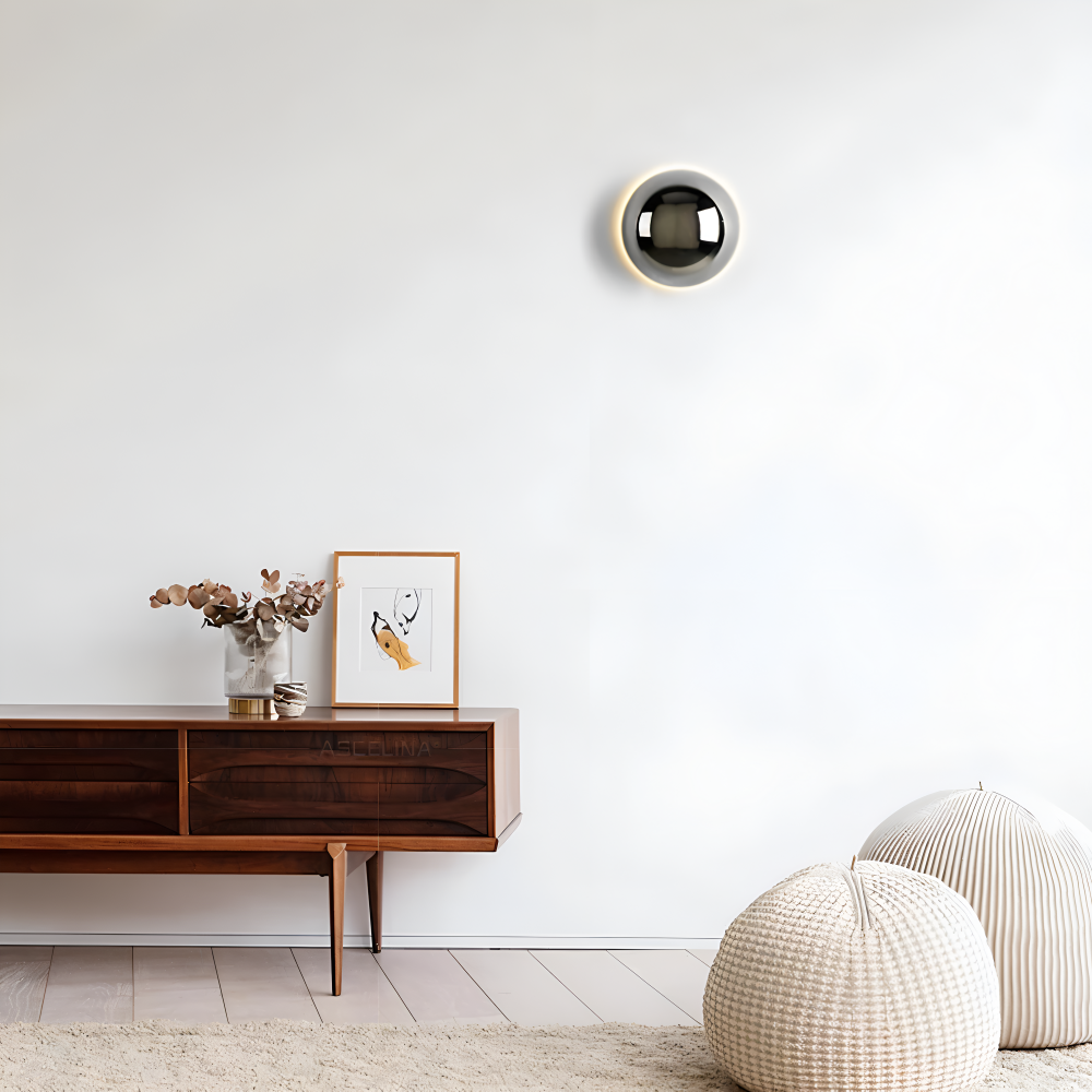 LumiCircle Wandleuchte - Moderne Runde Wandlampe - Energieeffiziente Wandleuchten LED