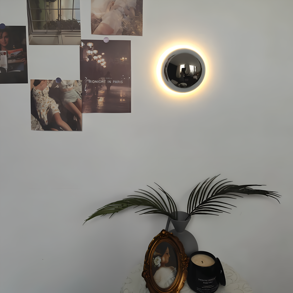 LumiCircle Wandleuchte - Moderne Runde Wandlampe - Energieeffiziente Wandleuchten LED