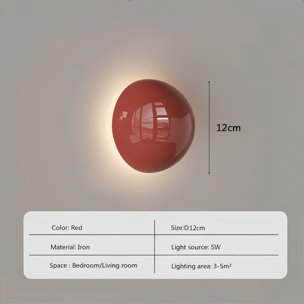 LumiCircle Wandleuchte - Moderne Runde Wandlampe - Energieeffiziente Wandleuchten LED