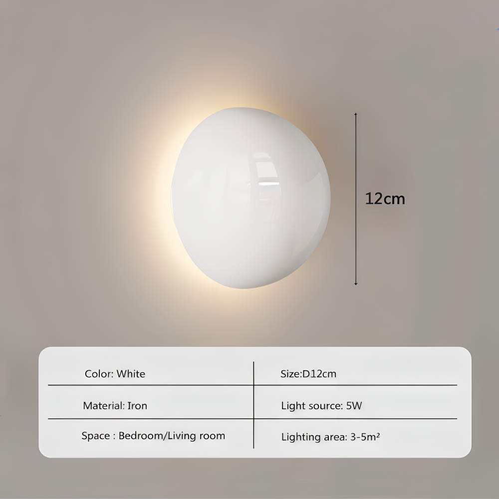 LumiCircle Wandleuchte - Moderne Runde Wandlampe - Energieeffiziente Wandleuchten LED