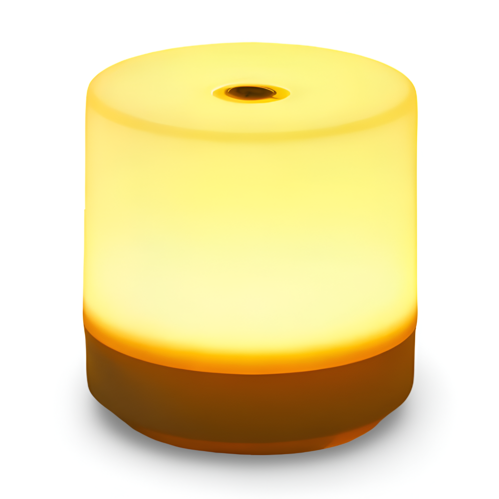 LuminoTap - USB Betriebenes Zylindrisches Mini Nachtlicht - Lampe mit Touch Dimmer