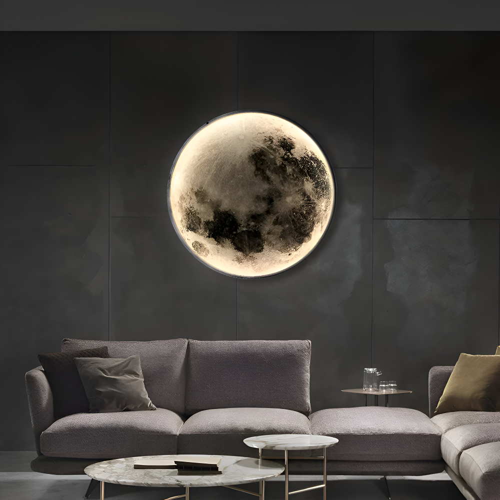 Lunar 3D-Mond-Wandleuchte - Einstellbare & Dimmbare Mond-Wandleuchte