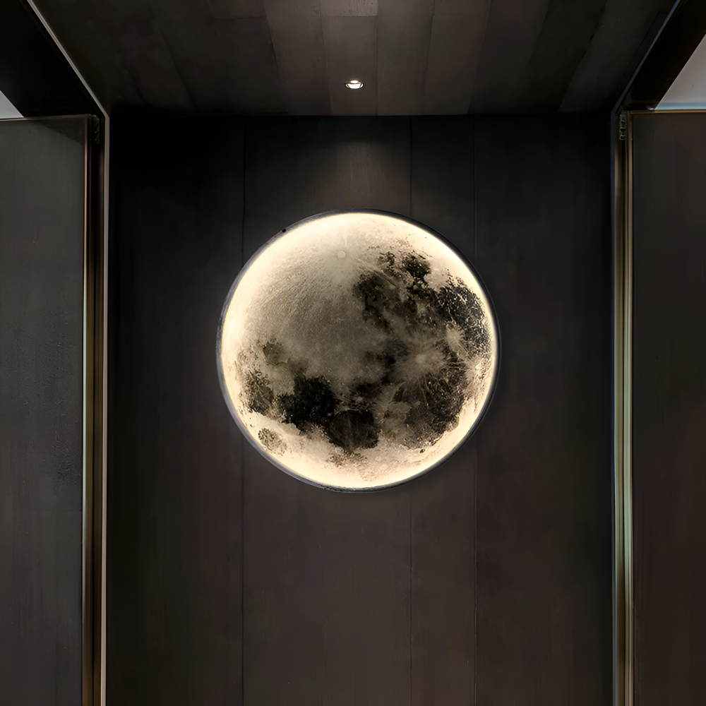 Lunar 3D-Mond-Wandleuchte - Einstellbare & Dimmbare Mond-Wandleuchte