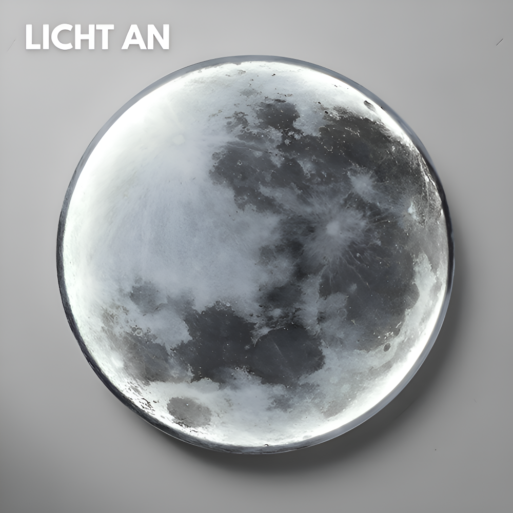 Lunar 3D-Mond-Wandleuchte - Einstellbare & Dimmbare Mond-Wandleuchte