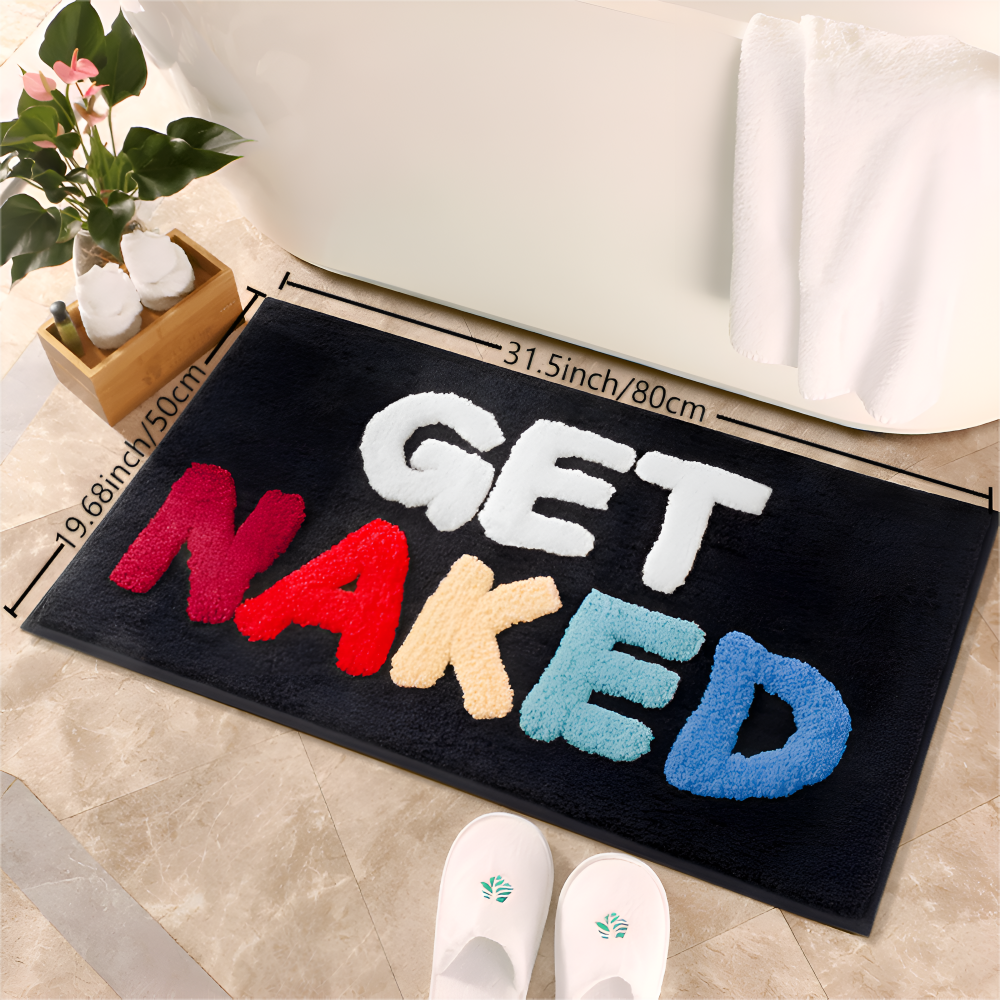 LuxLetter Badematte - Bunte Badematte - Badematten Rutschfest