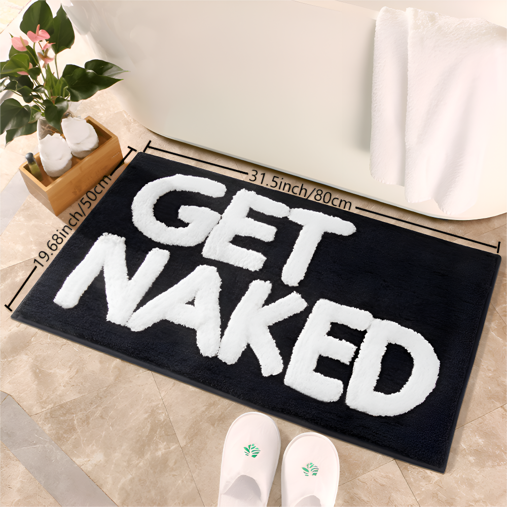 LuxLetter Badematte - Bunte Badematte - Badematten Rutschfest