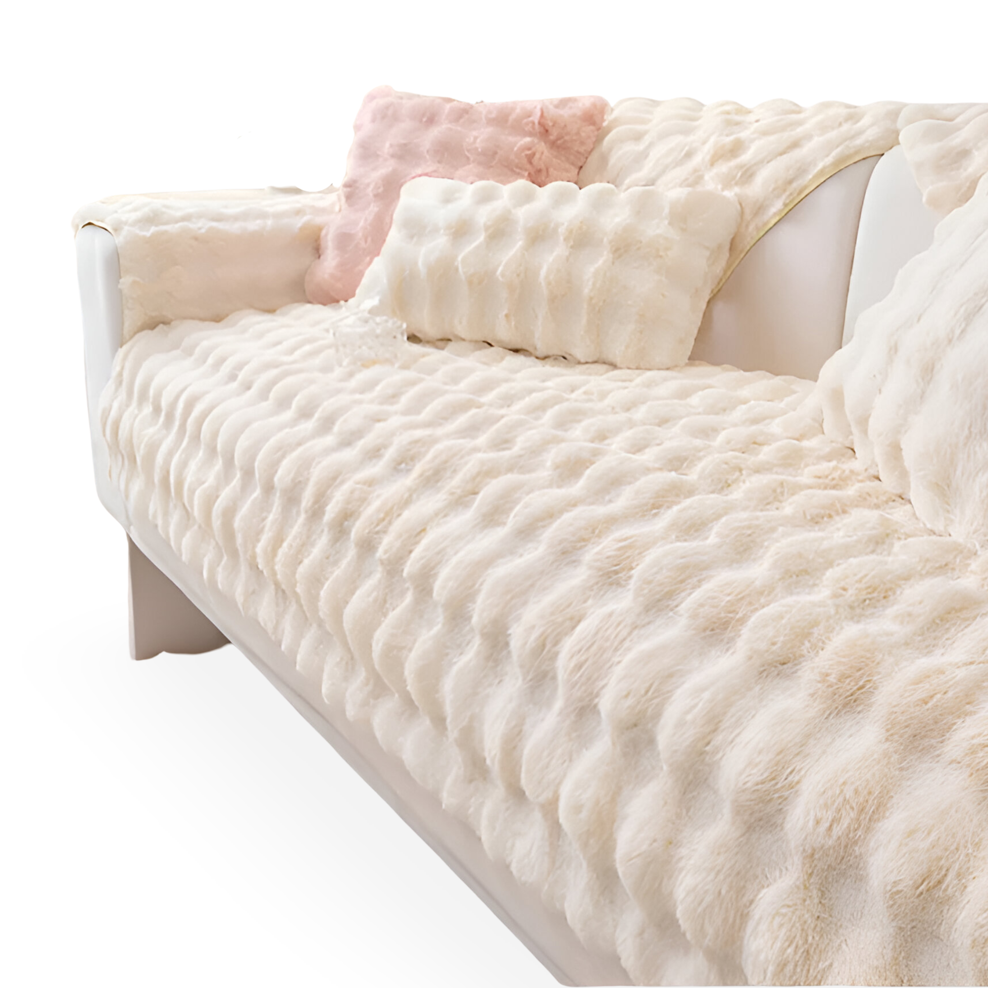 Luxe Cover - Dicker Plüschsofa Schutz für Ihren Pelzigen Gefährten