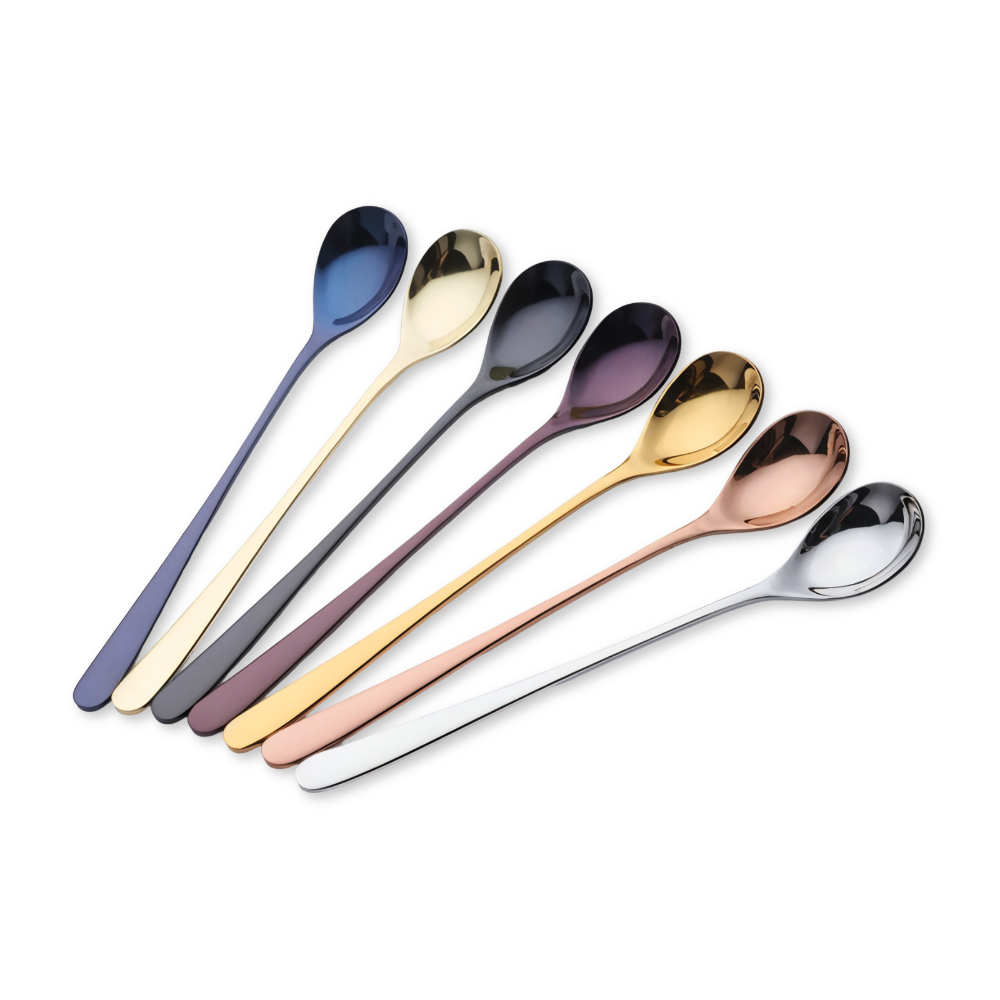 Luxe Dessertlöffel - 4/6 Stück Set Langstielige Löffel