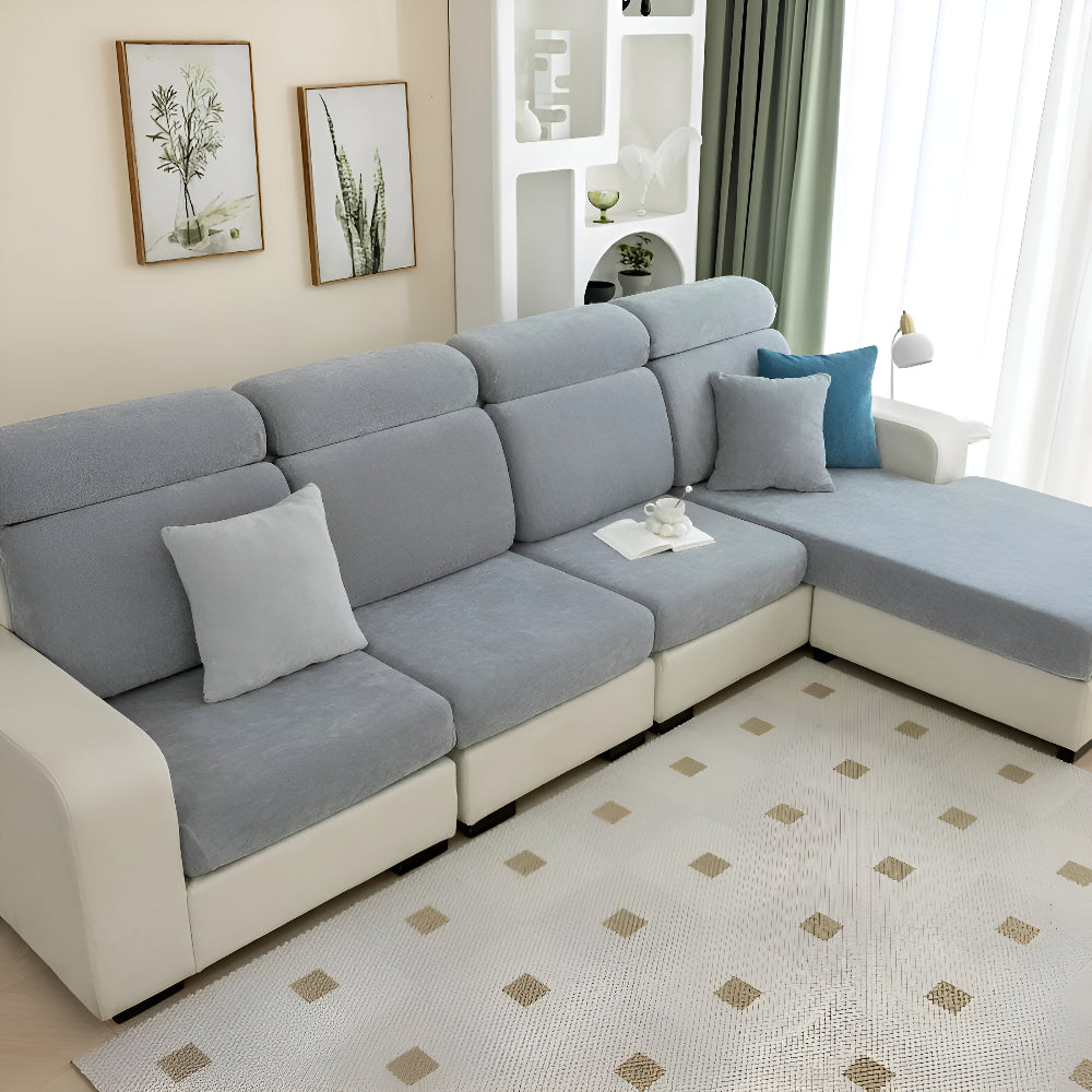LuxeGuard Sofabezug - 360° Vollschutz-Kissenüberzug