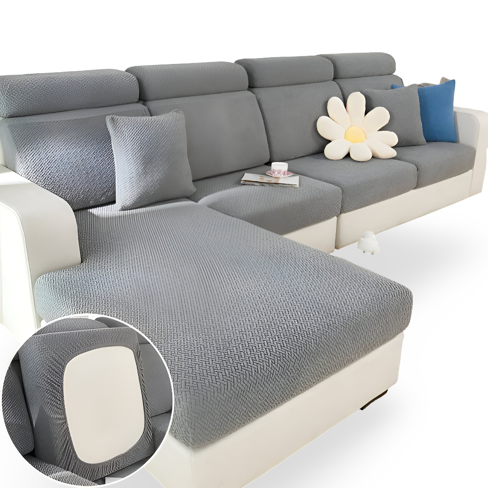 LuxeGuard Sofabezug - 360° Vollschutz-Kissenüberzug