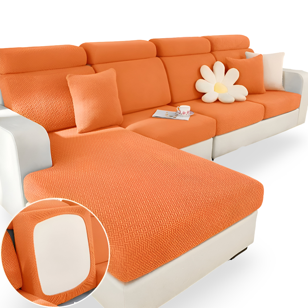 LuxeGuard Sofabezug - 360° Vollschutz-Kissenüberzug