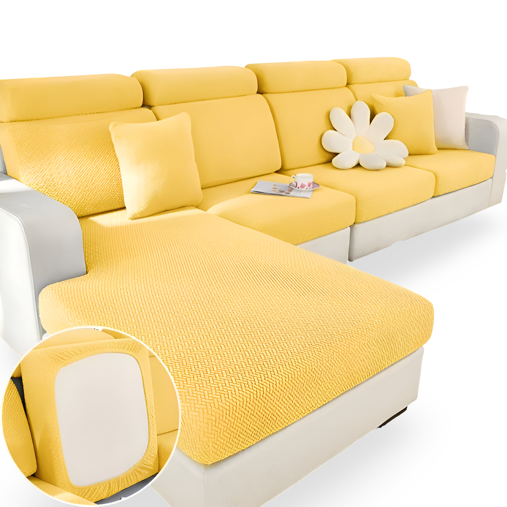LuxeGuard Sofabezug - 360° Vollschutz-Kissenüberzug