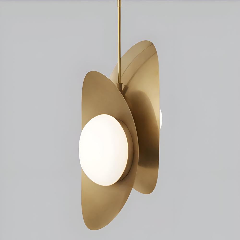 Luxe Pearle Pendelleuchte - Luxuriöse Perlenglaslampe Metall Hängelampe