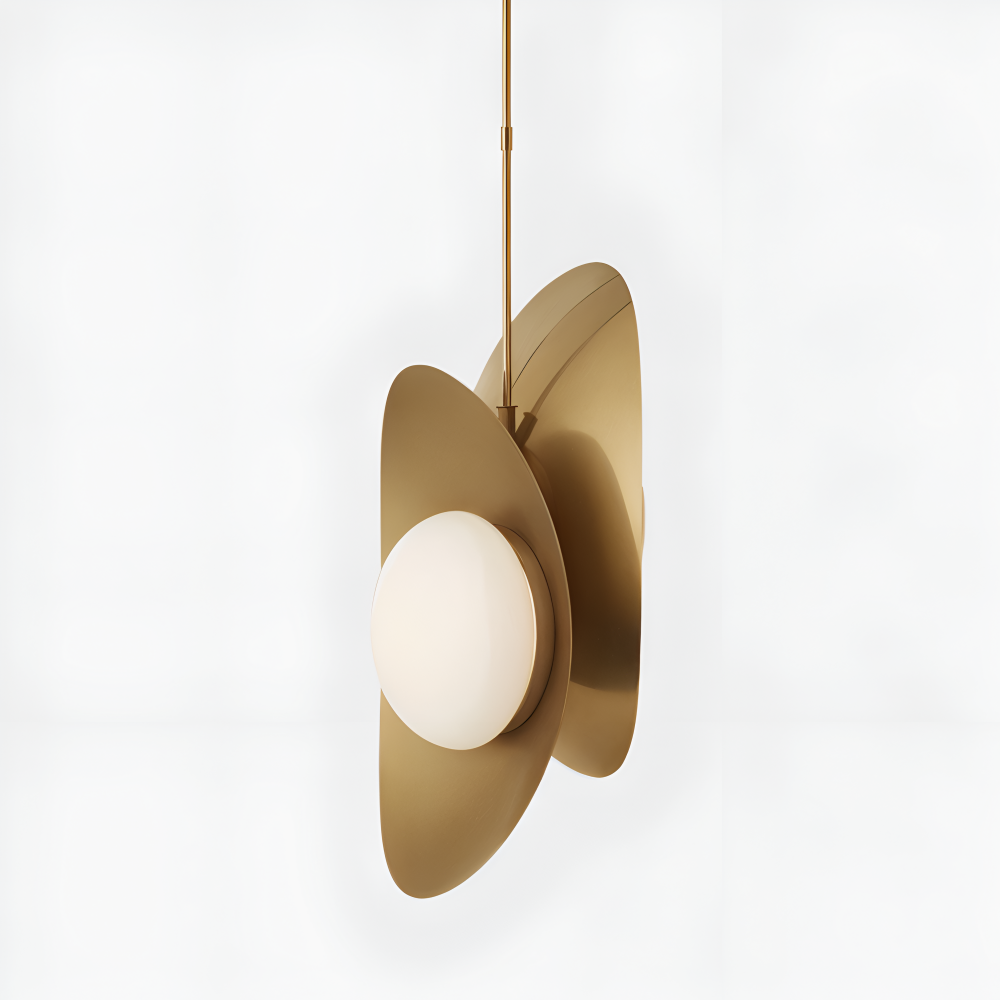 Luxe Pearle Pendelleuchte - Luxuriöse Perlenglaslampe Metall Hängelampe