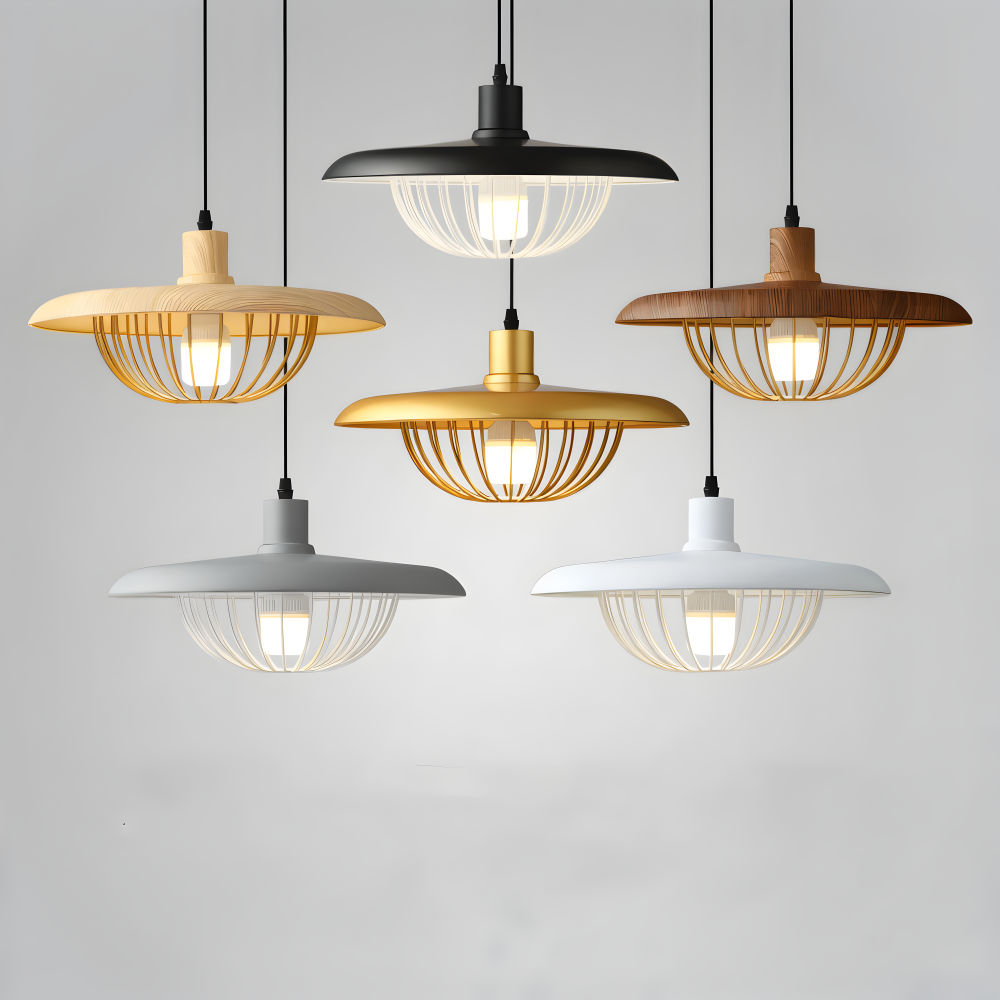 LuxuRail Pendelleuchte - Stylische Retro Moderne Metallkäfig Hängelampe