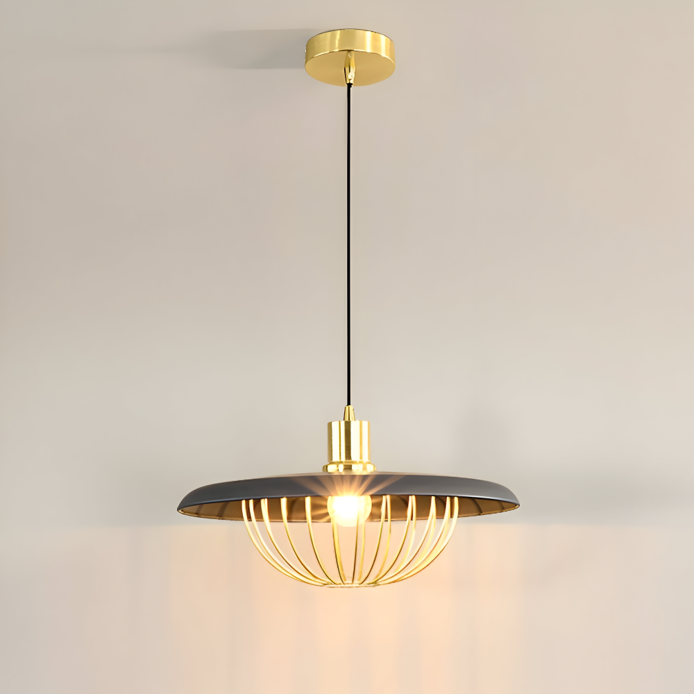 LuxuRail Pendelleuchte - Stylische Retro Moderne Metallkäfig Hängelampe