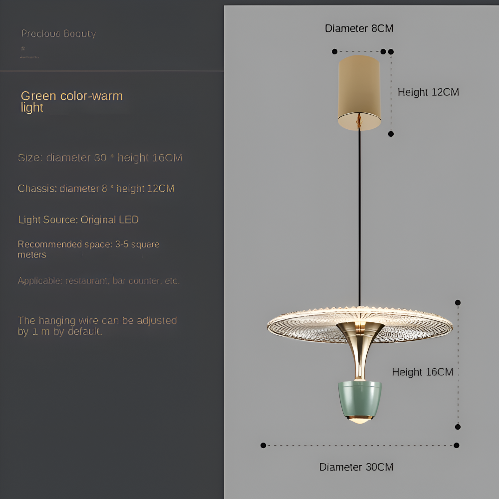LuxurCryl Pendelleuchte - Elegante Hängelampe aus Acryl