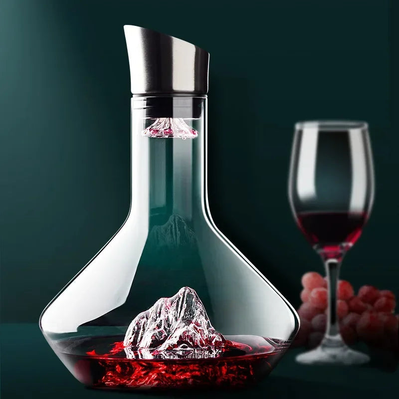 Luxuriöser Weindekanter - 1500ml Bleifreies Kristall für Elegante Tischdekoration 1