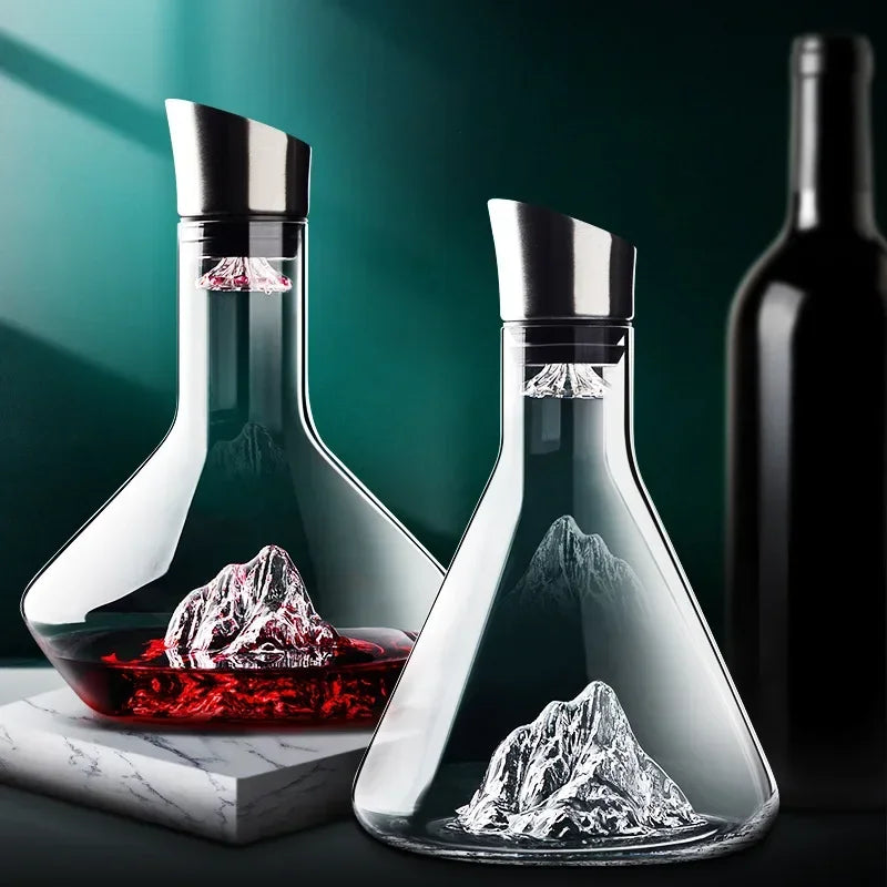 Luxuriöser Weindekanter - 1500ml Bleifreies Kristall für Elegante Tischdekoration 2