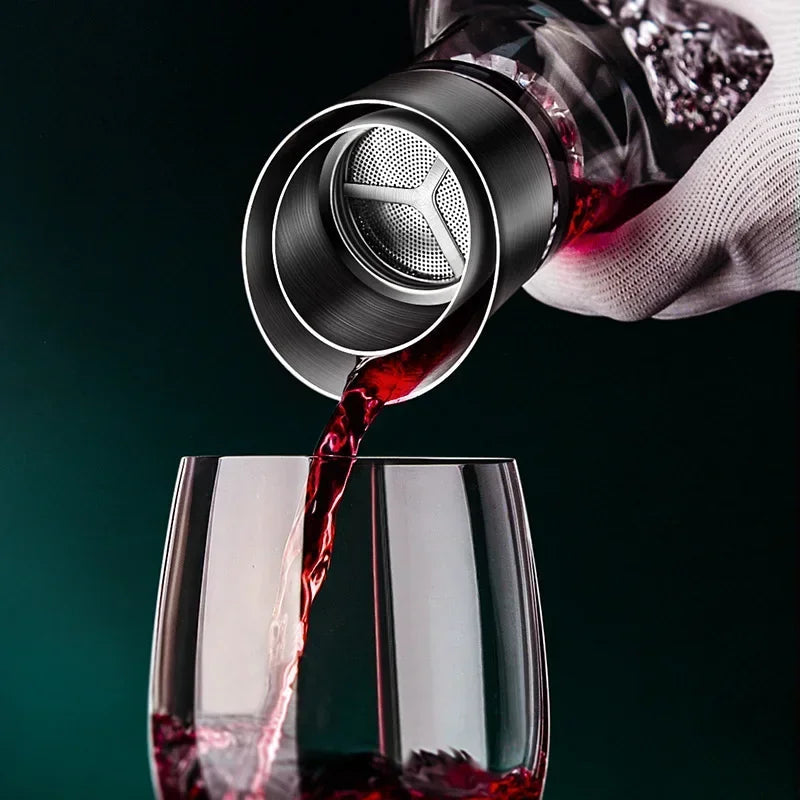 Luxuriöser Weindekanter - 1500ml Bleifreies Kristall für Elegante Tischdekoration 3