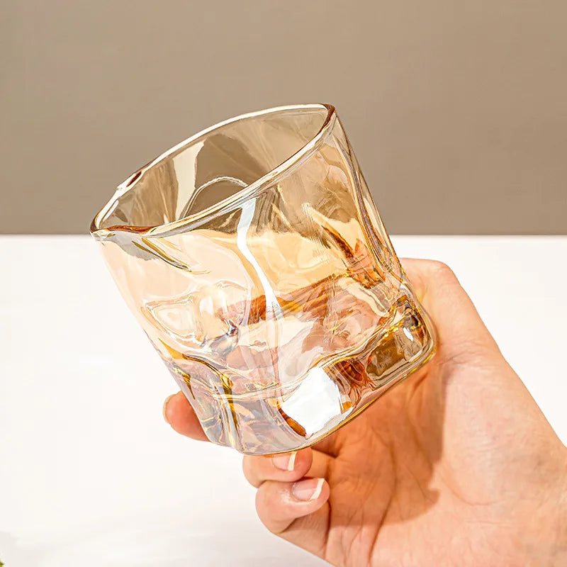 Luxuriöses Handgefertigtes Whiskyglas Set - Gedrehte Gläser für Whisky und Cocktails, 200ml, 4 Stück 4